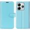  Xiaomi Redmi Note 14 4G Fodral Litchi Läder Blå