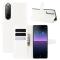  Sony Xperia 10 II - Litchi Fodral - Vit
