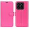  Xiaomi 14 Fodral Litchi Läder Rosa