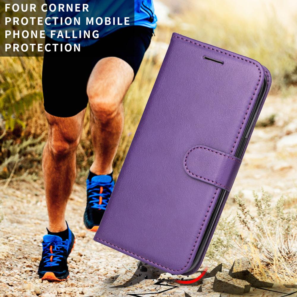  Motorola Moto G86 Power / G86 5G Fodral Läder Lila