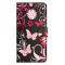  Samsung Galaxy A35 5G Fodral Med Tryck Rosa/Röd Fjärilar