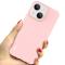 IMAK IMAK iPhone 13 Mini Skal Skin Touch TPU Ljus Rosa