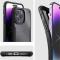  iPhone 16 Pro Max Skal Kolfiber Textur Transparent / Svart