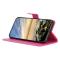  Sony Xperia 5 III Fodral Litchi Textur Rosa
