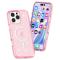  iPhone 16 Pro Skal MagSafe Glitter Rosa