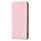 BINFEN BINFEN iPhone 15 Pro Fodral Diamond Flip Läder Rosa