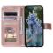  Sony Xperia 10 VI Mandala Läder Fodral Roséguld