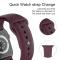ColorPop Apple Watch 42/44/45/46/49 mm Silikon Armband (S/M) Vinröd