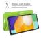  Samsung Galaxy A04s / A13 5G Fodral Litchi Läder Grön