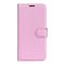  Xiaomi Redmi Note 14 4G Fodral Litchi Läder Ljus Rosa