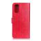 KHAZNEH OnePlus 9 - KHAZNEH Tri-Color Läder Fodral - Röd