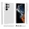  Samsung Galaxy S23 Ultra Skal Hybrid Bi-Color Vit/Transparent