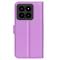  Xiaomi 14 Fodral Litchi Läder Lila