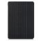 iPad 10.2 2019/2020/2021 Fodral Läder Tri-Fold Pennhållare Svart