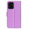 Xiaomi Redmi Note 12 4G Fodral Litchi Läder Lila