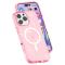  iPhone 16 Pro Skal MagSafe Glitter Rosa