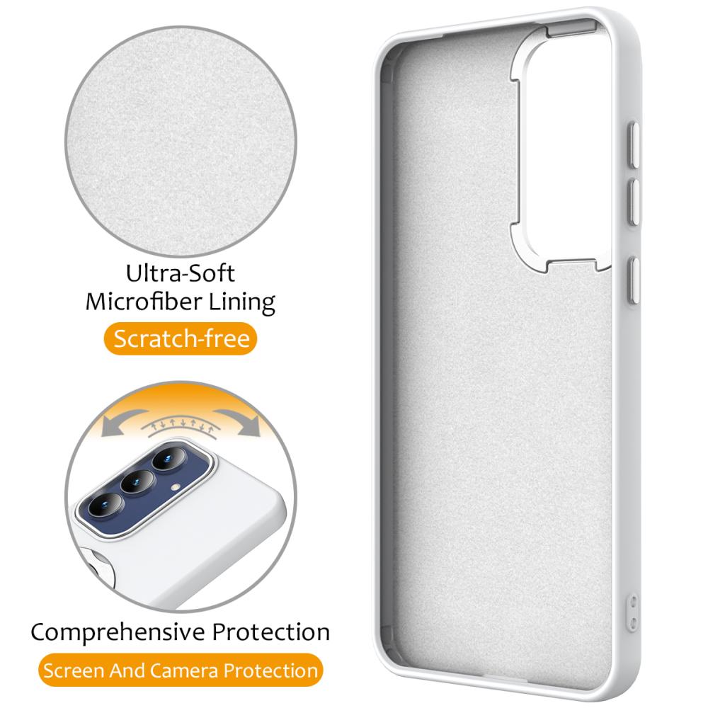  Samsung Galaxy A26/A17 Skal MagSafe Kickstand Hybrid Vit