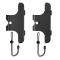 JYS JYS 2 st Nintendo Switch 2 Joy-Con Strap / Extender Svart