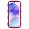  Samsung Galaxy S25 Mobilskal Wavy Rosa