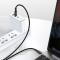 BASEUS Baseus Tungsten 1m 100W 5A PD QC USB-C - USB-C Flätad Nylon Kabel - Svart