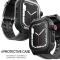 ShellBox ShellBox Armband Apple Watch 45 mm Vattentätt IP68 Skal Svart