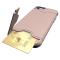  iPhone 7/8 Skal Med Kortfack Och Stöd - Roséguld