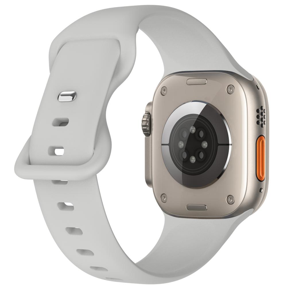 ColorPop Silikon Armband Butterfly Apple Watch 42/44/45/46/49 mm (M/L) Grå