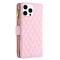 BINFEN BINFEN iPhone 16 Pro Max Fodral Diamond Multifunktionell Rosa