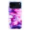  iPhone 17 Pro Skal TPU Marmor Lila