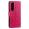  Sony Xperia 1 VI Mandala Läder Fodral Rosa