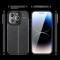  iPhone 15 Pro Max Skal Litchi Textur Svart