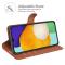  Samsung Galaxy A04s / A13 5G Fodral Litchi Läder Brun