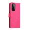  OnePlus 9 - Silkeslent Läder Fodral - Rosa