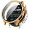  Galaxy Watch 7 44 mm Skal Med Skärmskydd Strass Guld