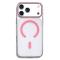  iPhone 18 Pro / 17 Pro Skal MagSafe Transparent/ Rosa