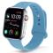  Silikon Armband Apple Watch 42/44/45/46/49 mm Blå