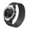  Milanese Loop Metall Armband För Smartwatch - Svart (22 mm)
