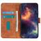 KHAZNEH KHAZNEH Galaxy A35 5G Fodral Retro Läder Brun
