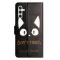 Samsung Galaxy S24 Fodral Med Tryck Dont Touch Katt