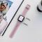  Apple Watch 42/44/45/46/49 mm Armband Silikon Rosa