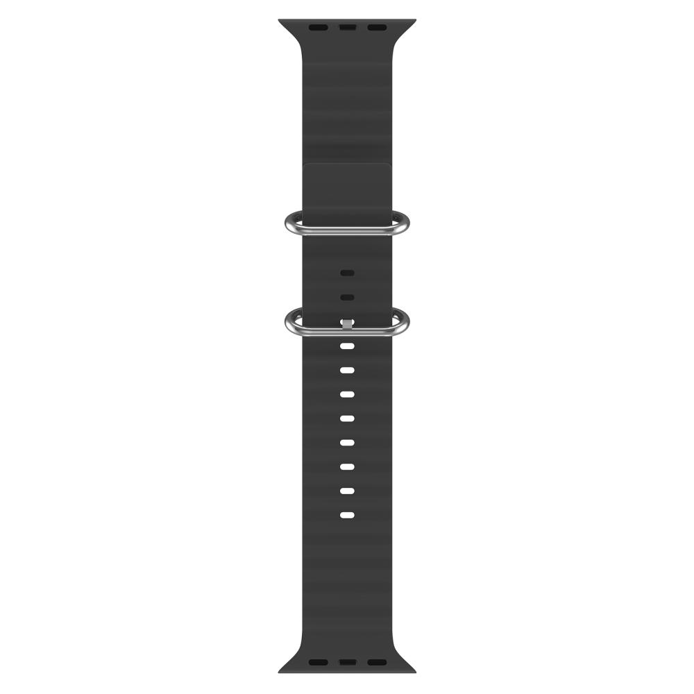 ColorPop Apple Watch 42/44/45/46/49 mm Armband Ocean Wave Svart