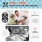 JYS JYS 2 st Nintendo Switch 2 Joy-Con Ratt Svart