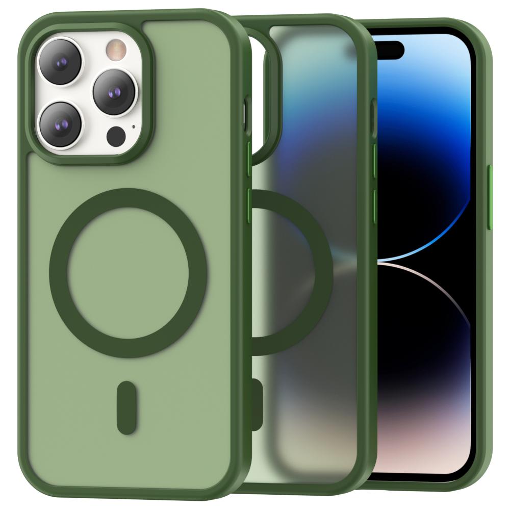 ColorPop ColorPop iPhone 14 Pro Skal CH MagSafe Matt Grön