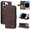  iPhone 15 Pro Fodral Skin Feel Läder Brun