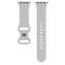 ColorPop Silikon Armband Butterfly Apple Watch 42/44/45/46/49 mm (S/M) Grå