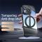  iPhone 16 Pro Max Skal MagSafe Kickstand Transparent/Svart