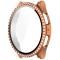  Galaxy Watch 7 44 mm Skal Med Skärmskydd Strass Roséguld