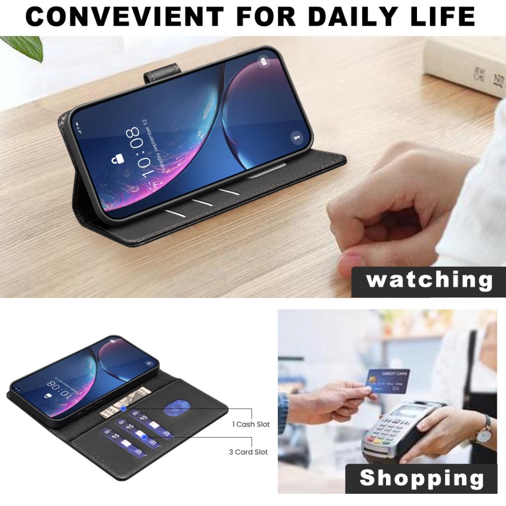 BINFEN BINFEN Xiaomi 17T Pro Fodral RFID Läder Svart
