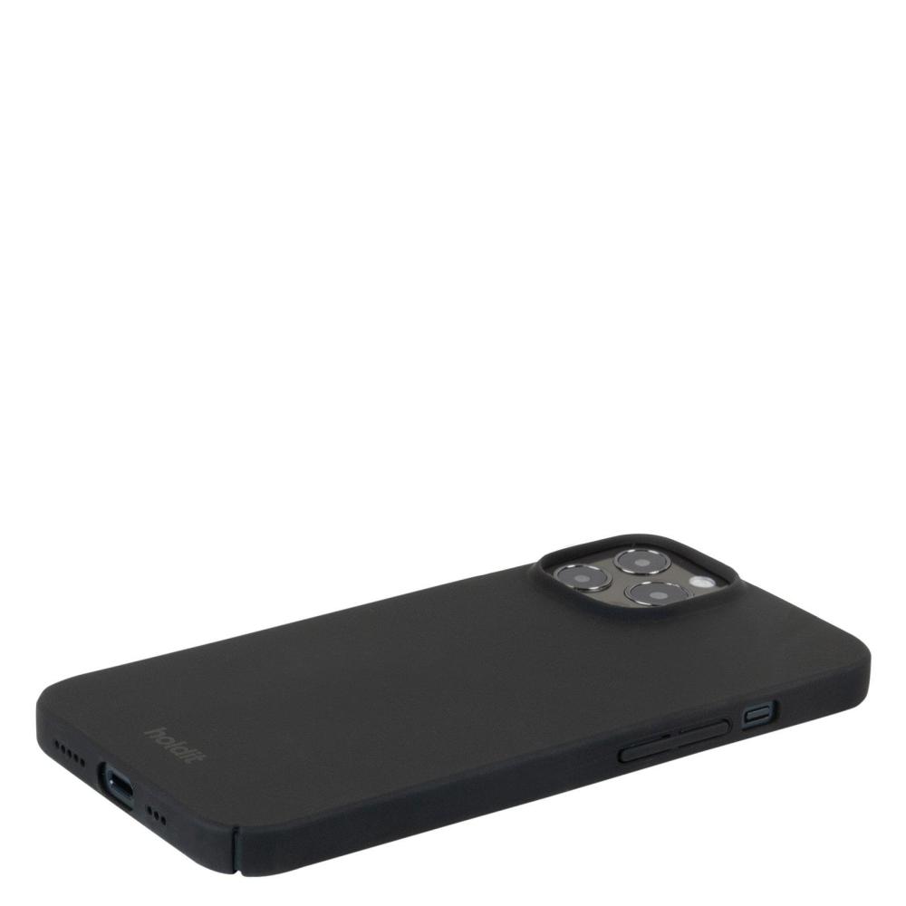 holdit holdit iPhone 12 / 12 Pro Mobilskal Slim Svart