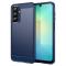  Samsung Galaxy A16 / A26 5G Skal Kolfiber Textur Blå